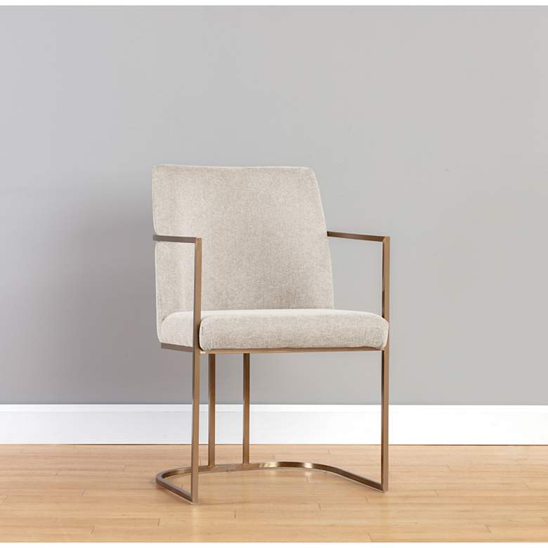 Image 1 Sunpan Rayla Dining Armchair Belfast Oatmeal
