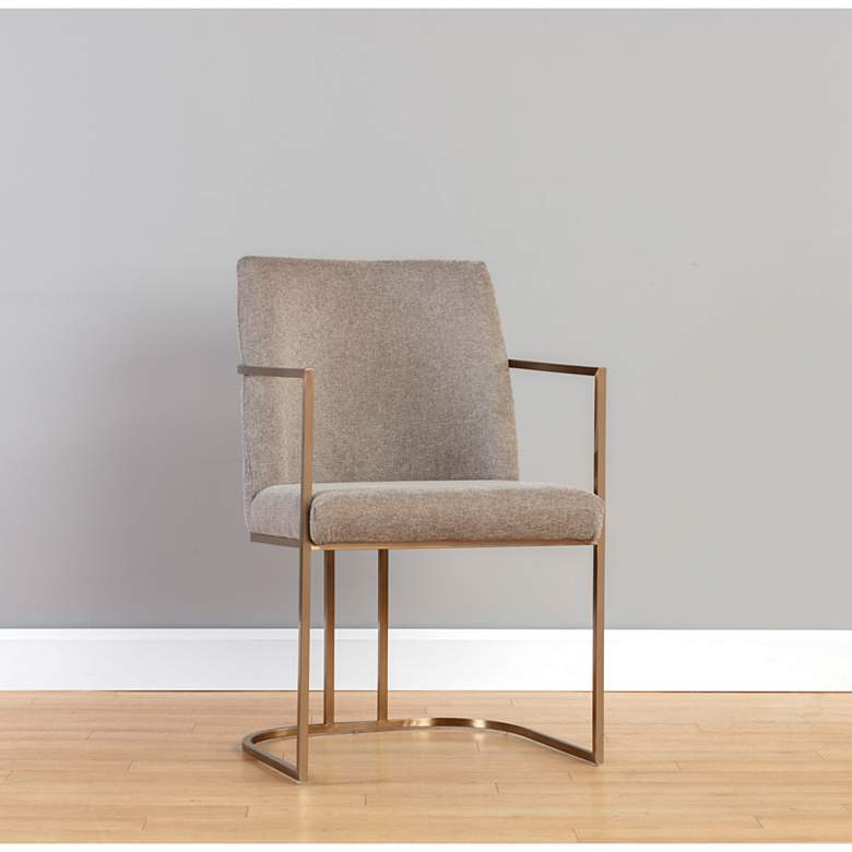 Image 1 Sunpan Rayla Dining Armchair Belfast Oyster Shell
