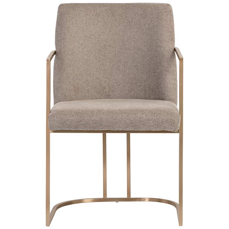 Image 3 Sunpan Rayla Dining Armchair Belfast Oyster Shell more views