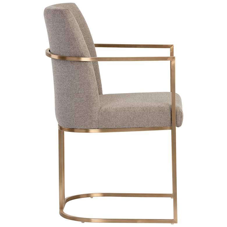 Image 4 Sunpan Rayla Dining Armchair Belfast Oyster Shell more views