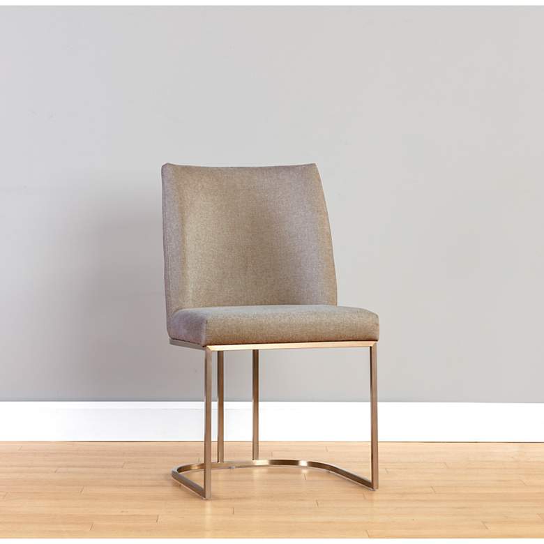 Image 1 Sunpan Rayla Dining Chair Belfast Oyster Shell Set of 2