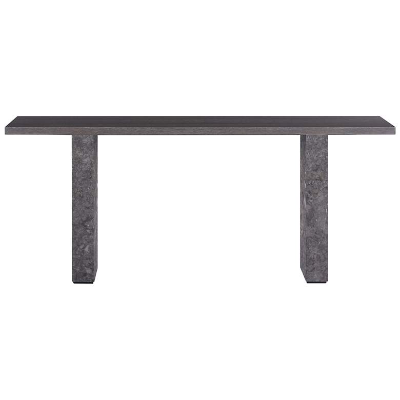 Image 2 Sunpan Rebel Console Table Gray Marble and Charcoal Gray more views