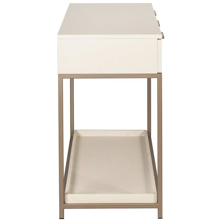 Image 4 Sunpan Rebel Console Table With Drawers Champagne Gold Cream more views