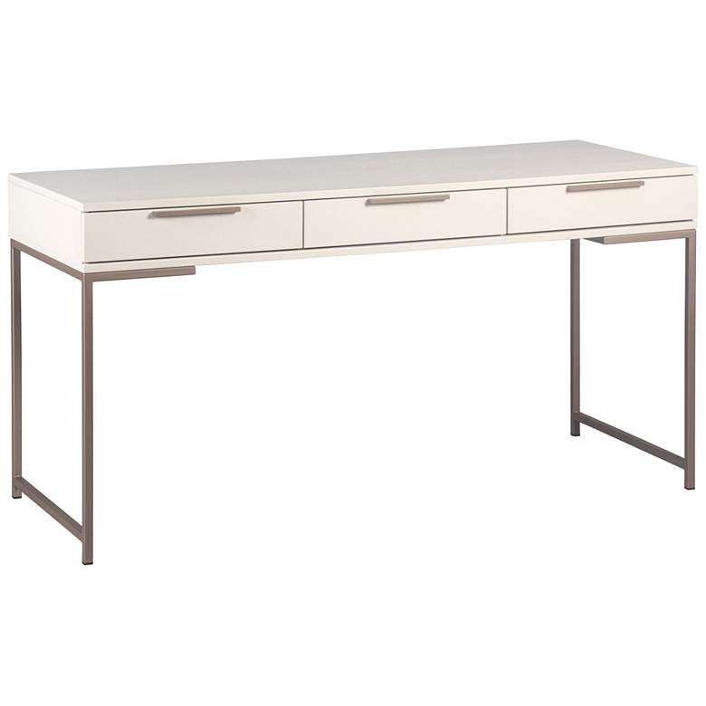 Image 1 Sunpan Rebel Desk Champagne Gold Cream