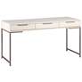 1_Sunpan Rebel Desk Champagne Gold Cream