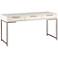 Sunpan Rebel Desk Champagne Gold Cream