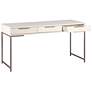 2_Sunpan Rebel Desk Champagne Gold Cream more views