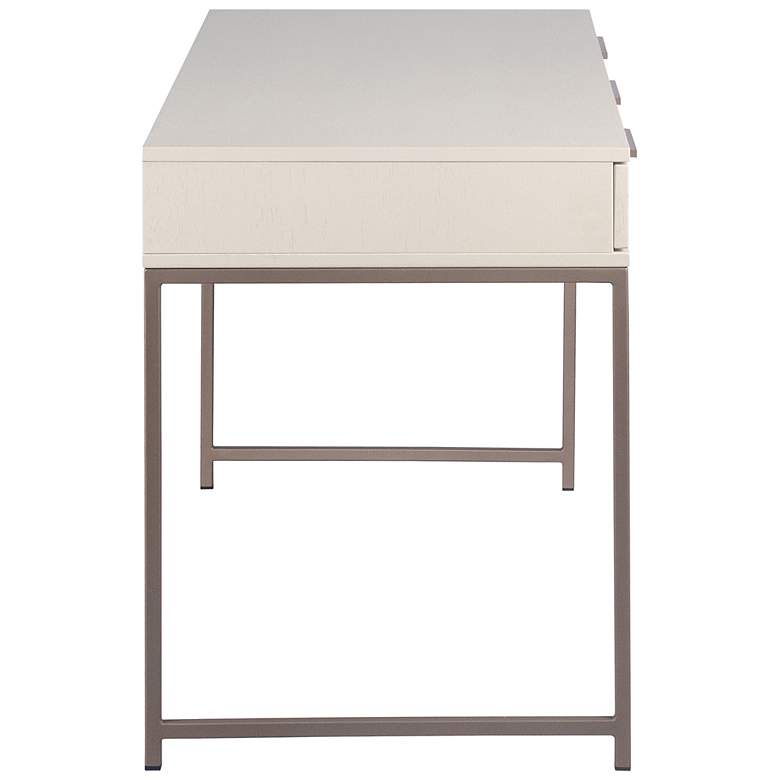 Image 4 Sunpan Rebel Desk Champagne Gold Cream more views