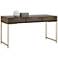Sunpan Rebel Desk Gold Raw Umber