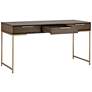 3_Sunpan Rebel Desk Gold Raw Umber more views