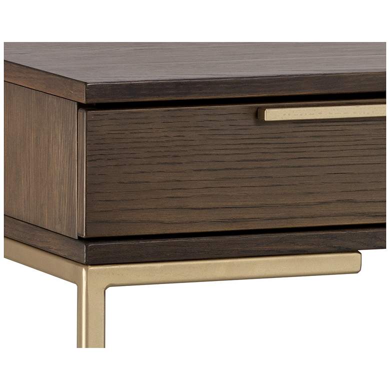 Image 5 Sunpan Rebel Desk Gold Raw Umber more views