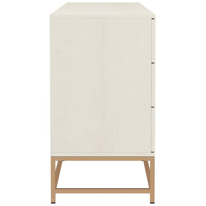 Image 3 Sunpan Rebel Dresser Large Champagne Gold Cream more views