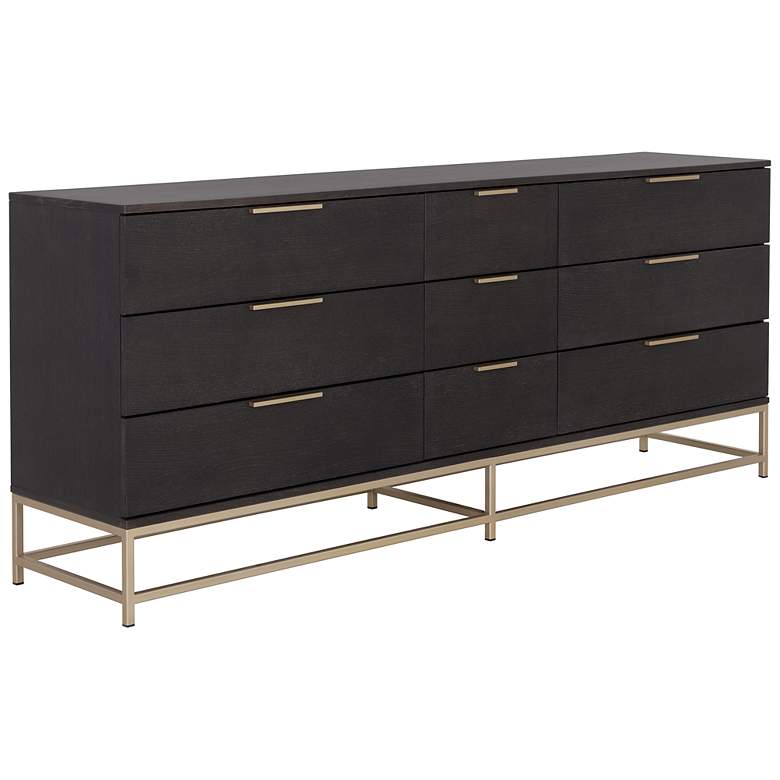 Image 2 Sunpan Rebel Dresser Large Gold Charcoal Gray more views