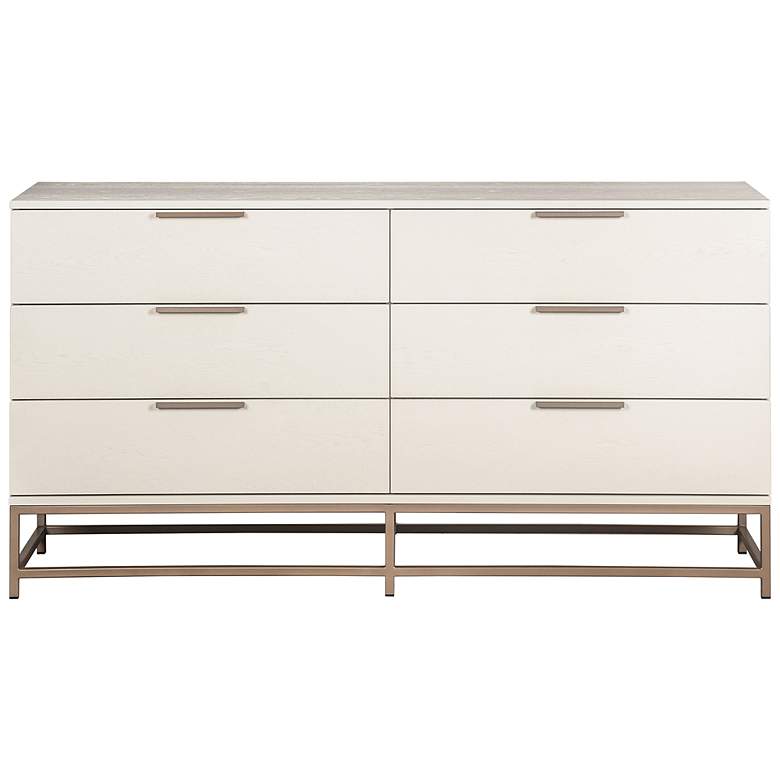 Image 3 Sunpan Rebel Dresser Small Champagne Gold Cream more views