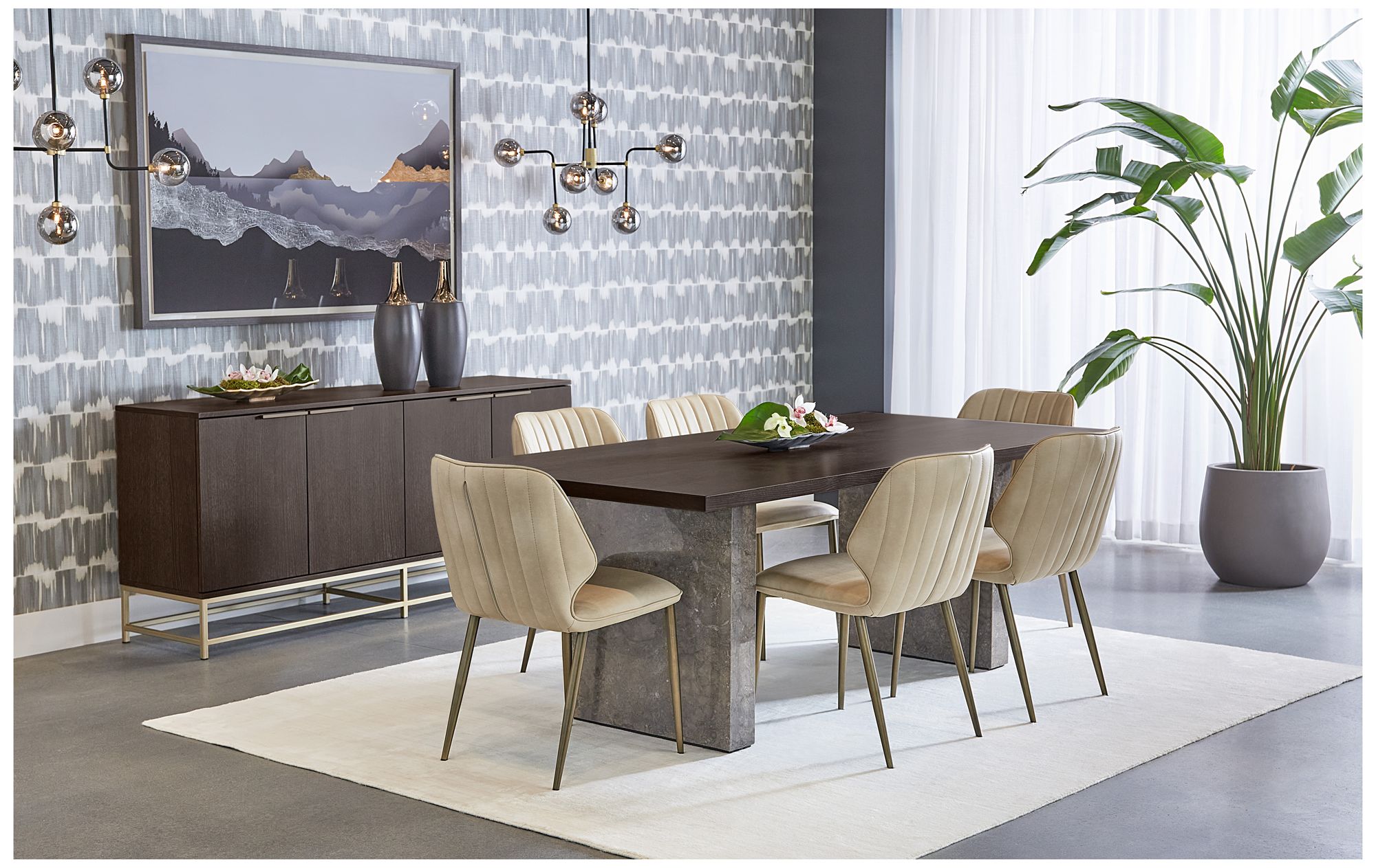 Image 5 Sunpan Rebel Sideboard Charcoal Grey more views