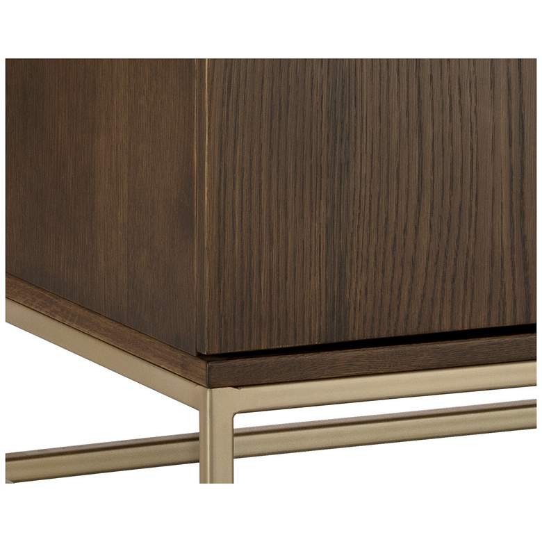 Image 6 Sunpan Rebel Sideboard Small Gold Raw Umber more views