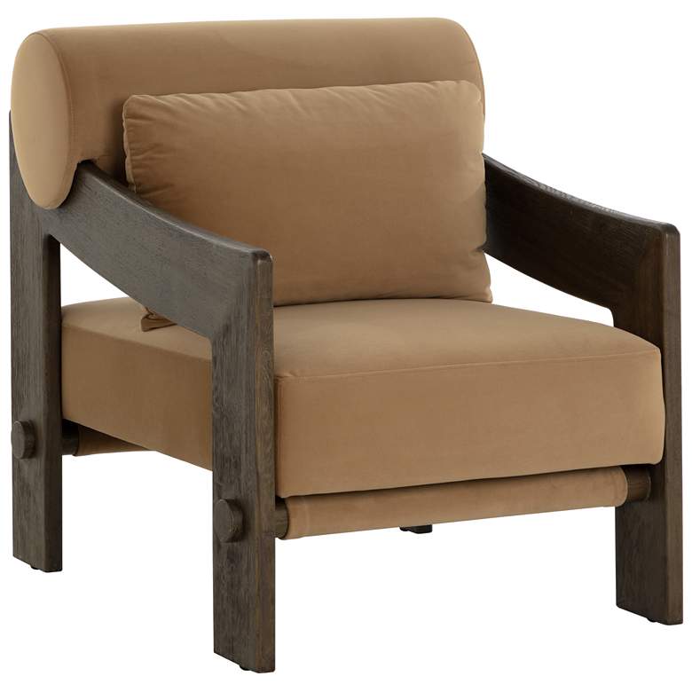Image 1 Sunpan Reizo Lounge Chair Distressed Brown Kona Camel