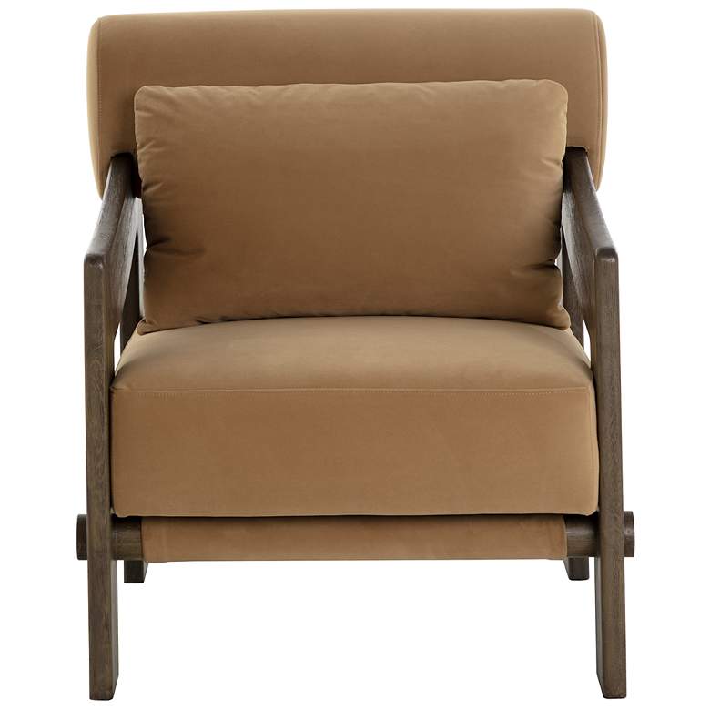 Image 2 Sunpan Reizo Lounge Chair Distressed Brown Kona Camel more views