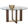 2_Sunpan Rejane Dining Table Base Gold Raw Umber more views