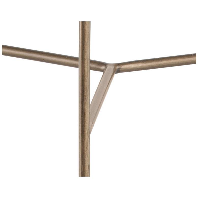 Image 5 Sunpan Remy End Table Antique Brass White more views