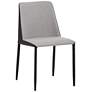 1_Sunpan Renee 21" Wide Armour Gray and Dark Slate Dining Chair Set of 2
