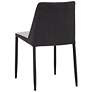 3_Sunpan Renee 21" Wide Armour Gray and Dark Slate Dining Chair Set of 2 more views