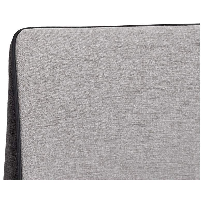 Image 5 Sunpan Renee 21" Wide Armour Gray and Dark Slate Dining Chair Set of 2 more views