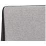 5_Sunpan Renee 21" Wide Armour Gray and Dark Slate Dining Chair Set of 2 more views