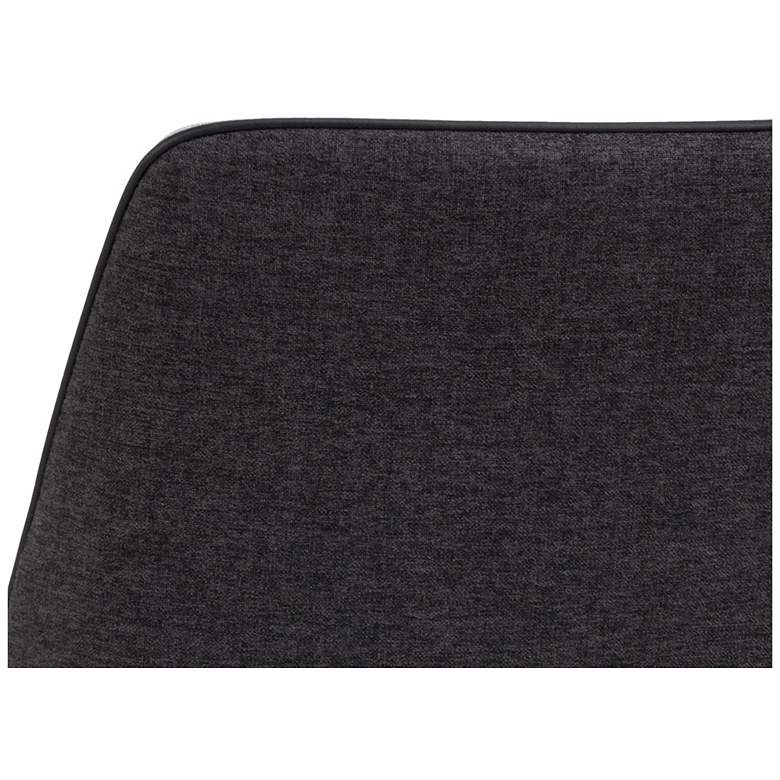 Image 6 Sunpan Renee 21" Wide Armour Gray and Dark Slate Dining Chair Set of 2 more views