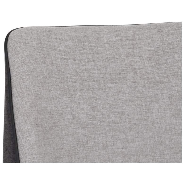 Image 7 Sunpan Renee 22" Wide Armour Gray and Dark Slate Counter Stool more views
