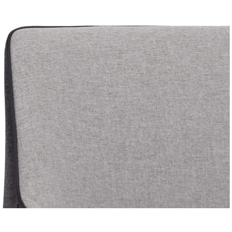 Image 5 Sunpan Renee Dining Armchair Armour Gray and Dark Slate more views