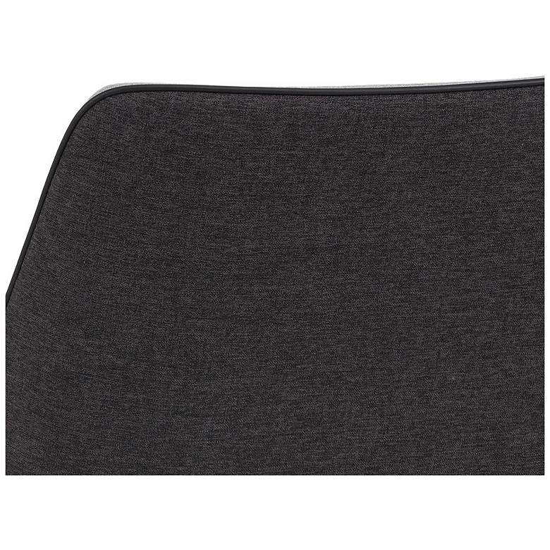 Image 7 Sunpan Renee Dining Armchair Armour Gray and Dark Slate more views