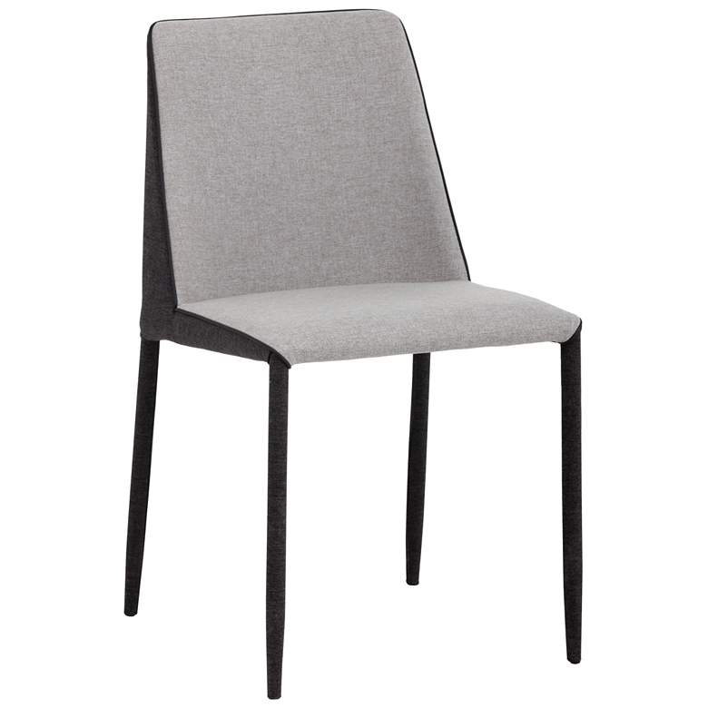 Image 1 Sunpan Renee Dining Chair Armour Gray and Dark Slate Set of 2