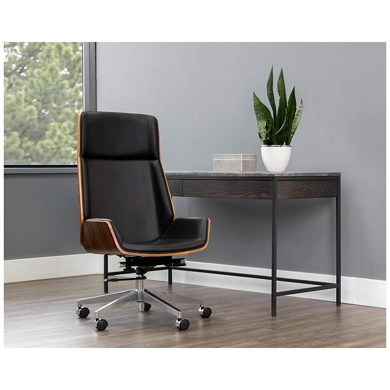 Image 5 Sunpan Rhett Office Chair Dillon Black more views
