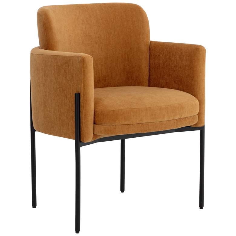 Image 1 Sunpan Richie Dining Armchair Black Danny Amber