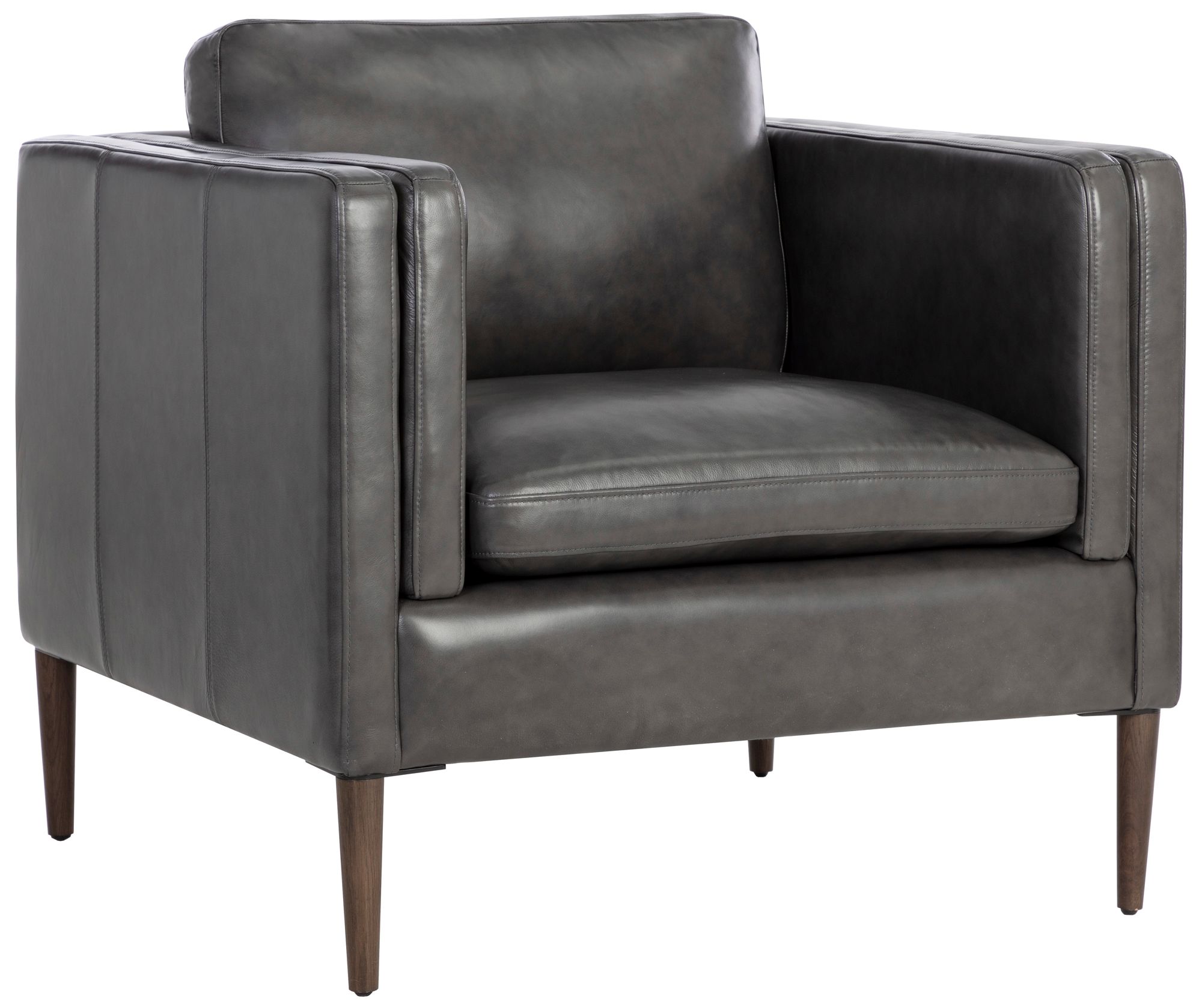 Image 2 Sunpan Richmond Armchair Brentwood Charcoal Leather