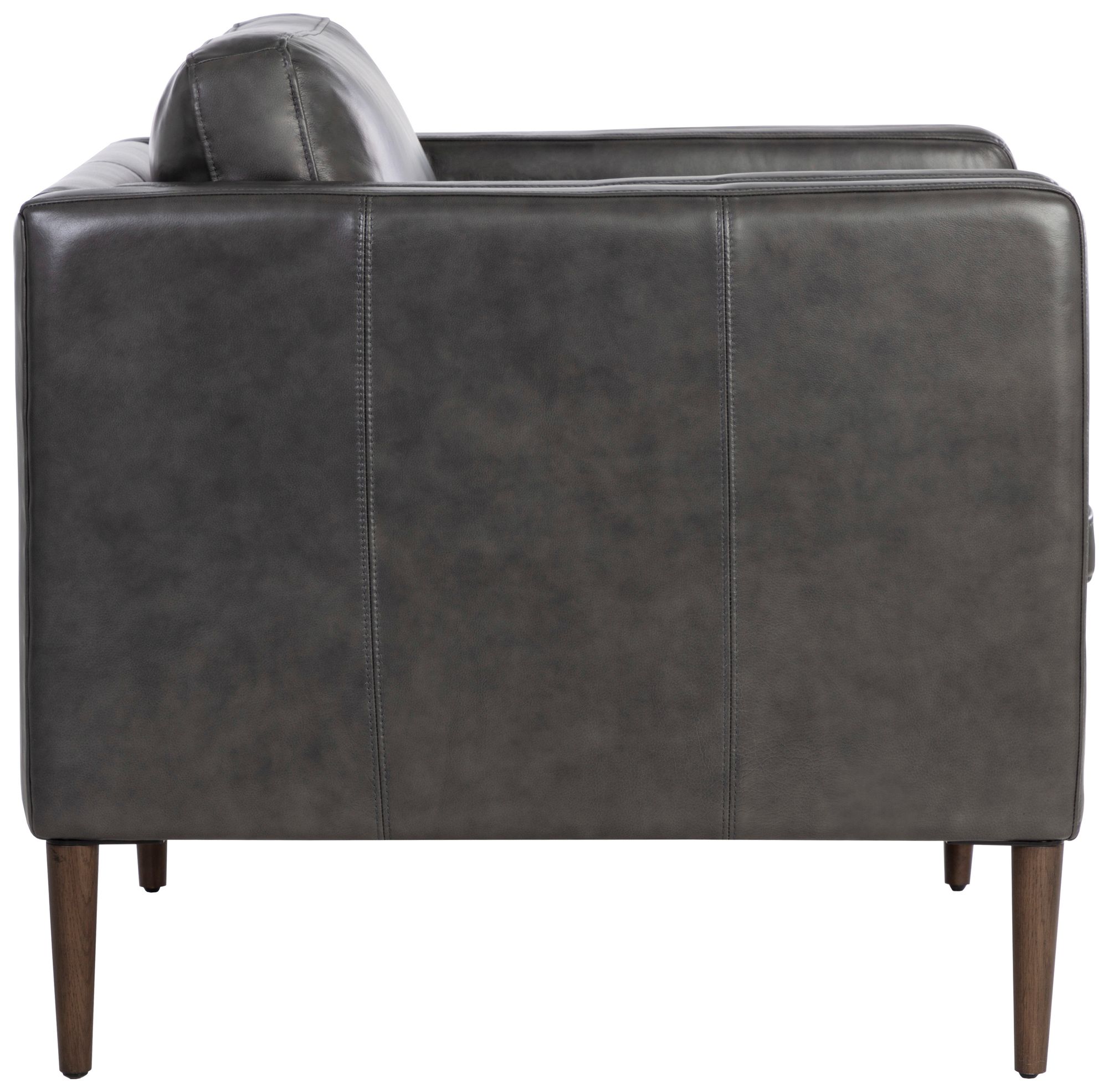 Image 4 Sunpan Richmond Armchair Brentwood Charcoal Leather more views