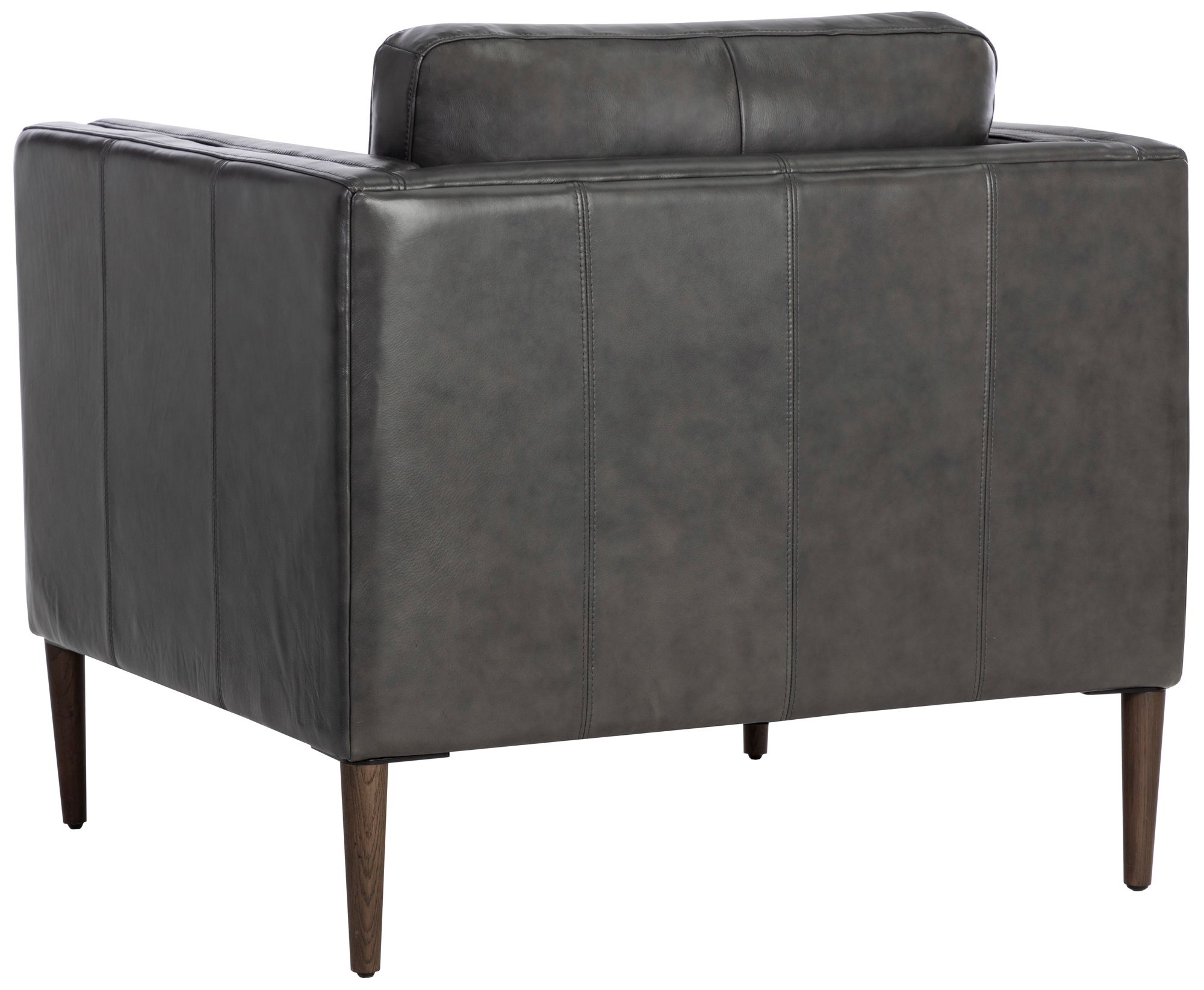 Image 5 Sunpan Richmond Armchair Brentwood Charcoal Leather more views