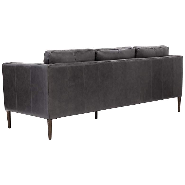 Image 3 Sunpan Richmond Sofa Brentwood Charcoal Leather more views