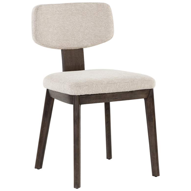 Image 1 Sunpan Rickett Dining Chair Dark Brown Dove Cream Set of 2