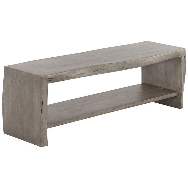 Image 1 Sunpan Ridge Bench Gray