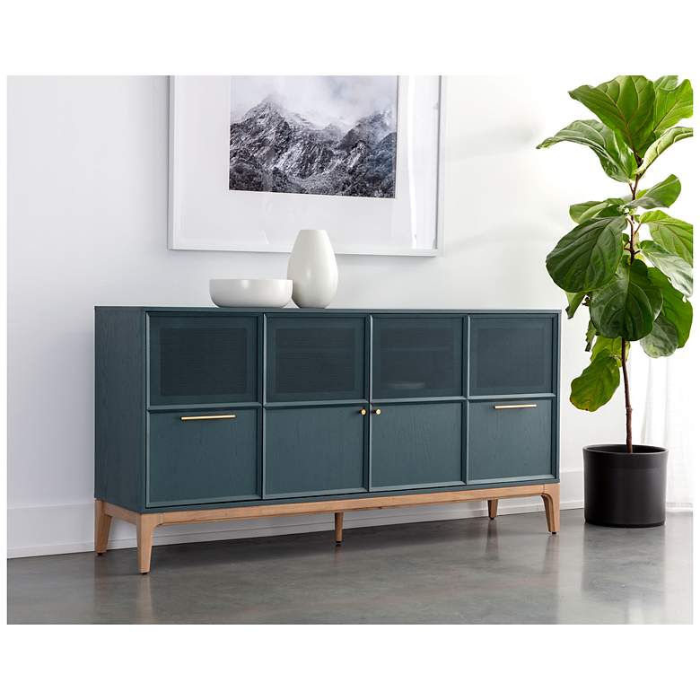 Image 6 Sunpan Rivero Sideboard Teal more views