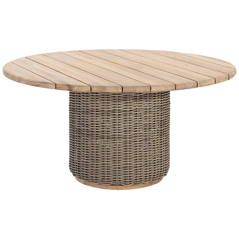 Image 2 Sunpan Riviera Dining Table Round 60" more views