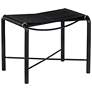 1_Sunpan Riz Stool Black Leather