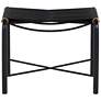2_Sunpan Riz Stool Black Leather more views