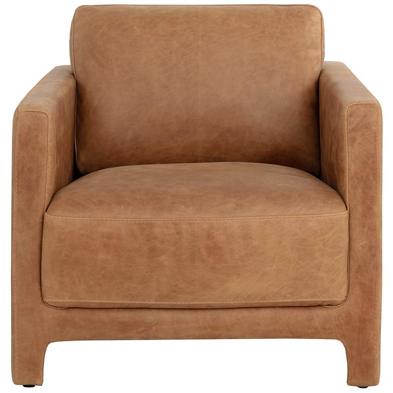 Image 2 Sunpan Rodney Lounge Chair Camel Leather more views