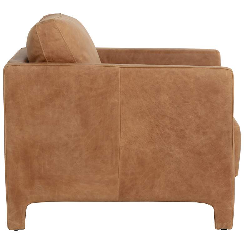Image 3 Sunpan Rodney Lounge Chair Camel Leather more views