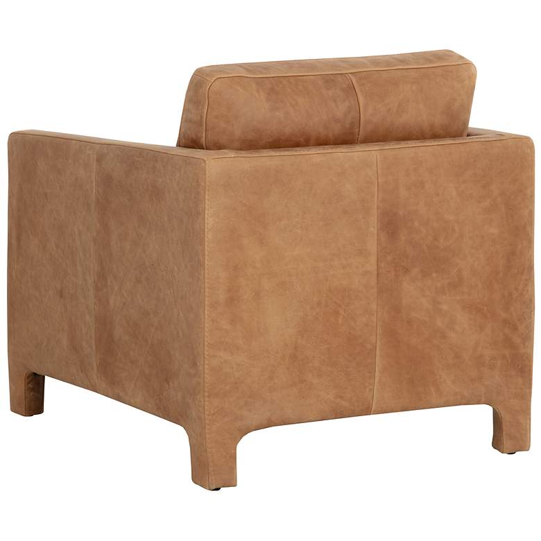 Image 4 Sunpan Rodney Lounge Chair Camel Leather more views