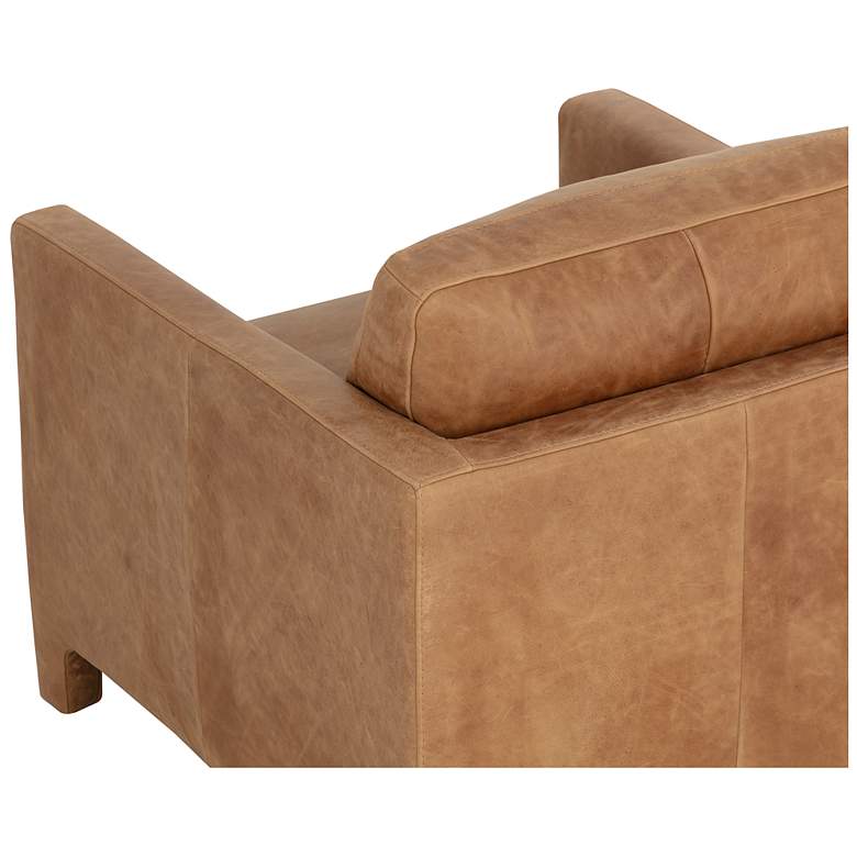 Image 5 Sunpan Rodney Lounge Chair Camel Leather more views