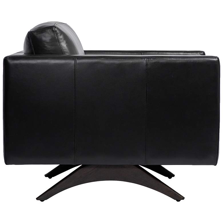 Image 4 Sunpan Rogers Armchair Cortina Black Leather more views